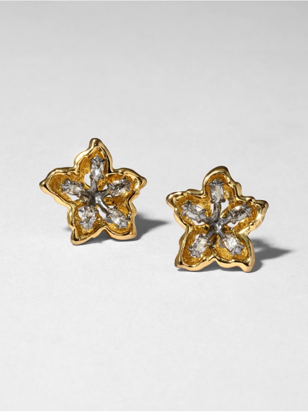 Alexis Bittar Jardin Gold Stud Earrings